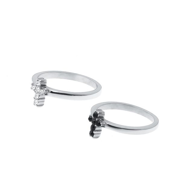 original cross inlaid with zircon ring simple cool american street hip-hop fine food ring fashion jewelry for men and women, Silver
original cross inlaid with zircon ring simple cool american street hip-hop fine food ring fashion jewelry for men and women, Silver