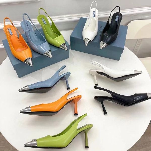 dress shoes slim heel high heel sandals wrapped toe pointed leather elastic band luxury designer spring and summer 7.5cm wedding shoe our si, Black
dress shoes slim heel high heel sandals wrapped toe pointed leather elastic band luxury designer spring and summer 7.5cm wedding shoe our si, Black