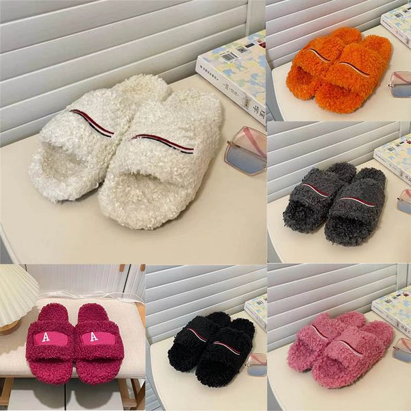designer furry sandal women slippers ladies wool slides shearling letter embroidery fur shoes luxury flat mules girl flip flop slipper, Black
designer furry sandal women slippers ladies wool slides shearling letter embroidery fur shoes luxury flat mules girl flip flop slipper, Black