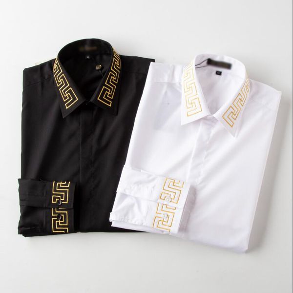 designer mens dress shirt casual slim silk t-shirt long sleeve casual business clothing plaid men asian szie xxl xxxl#249, White;black
designer mens dress shirt casual slim silk t-shirt long sleeve casual business clothing plaid men asian szie xxl xxxl#249, White;black