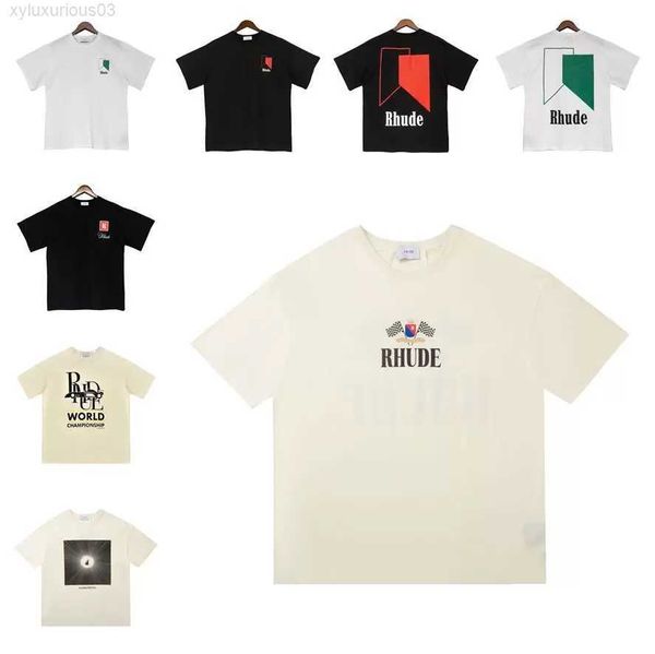 rhude mens t-shirts round neck t shirt tee printed men women short sleeve casual loose fashion high street, White;black
rhude mens t-shirts round neck t shirt tee printed men women short sleeve casual loose fashion high street, White;black
