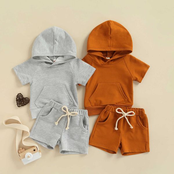 sets kids infant baby casual suit clothing set summer solid short sleeve sweatshirt elastic shorts outfits for toddler, White
sets kids infant baby casual suit clothing set summer solid short sleeve sweatshirt elastic shorts outfits for toddler, White
