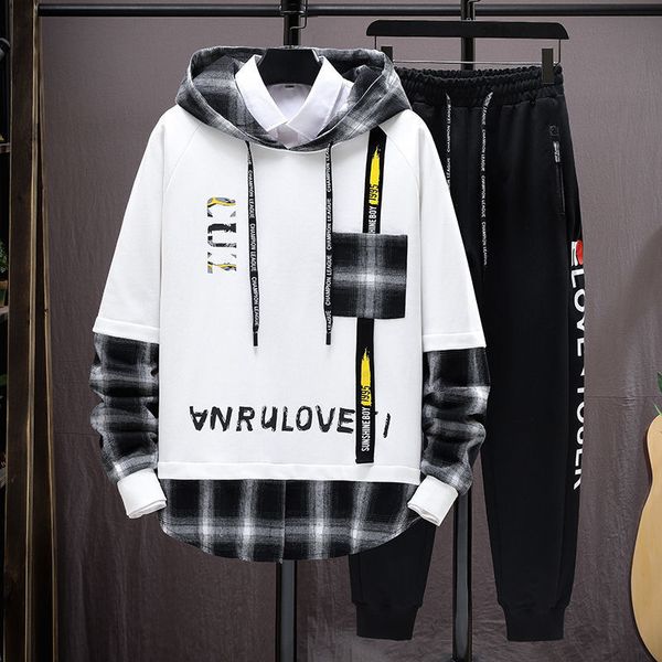 mens tracksuits tracksuit sets korean fashion streetwear hoodiessweatpants 2 piece outfit set casual clothing jogger 230214, Gray
mens tracksuits tracksuit sets korean fashion streetwear hoodiessweatpants 2 piece outfit set casual clothing jogger 230214, Gray