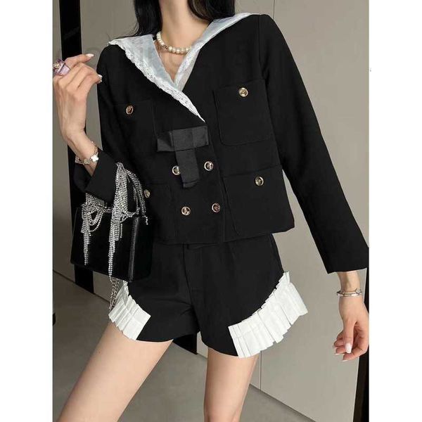 two piece dress designer summer no-iron fashion reducing age splicing solid color temperament commuting waist black thin western-style suit, White
two piece dress designer summer no-iron fashion reducing age splicing solid color temperament commuting waist black thin western-style suit, White