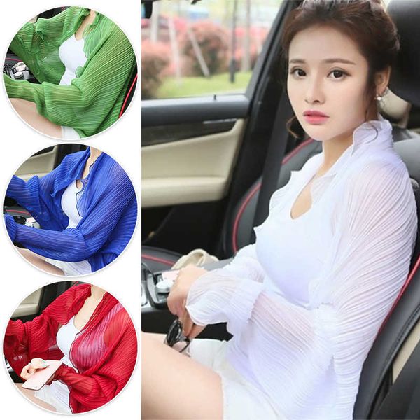 outdoor t-shirts new sun protection arm sleeves summer chiffon antiuv running fishing driving beach shawl scarf arm sleeves women arm warmer, Gray;blue
outdoor t-shirts new sun protection arm sleeves summer chiffon antiuv running fishing driving beach shawl scarf arm sleeves women arm warmer, Gray;blue