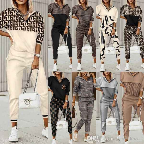 2023 new women two piece pants set designer clothing tracksuits sweatsuits fashion printed long sleeved pullover outfits, White
2023 new women two piece pants set designer clothing tracksuits sweatsuits fashion printed long sleeved pullover outfits, White
