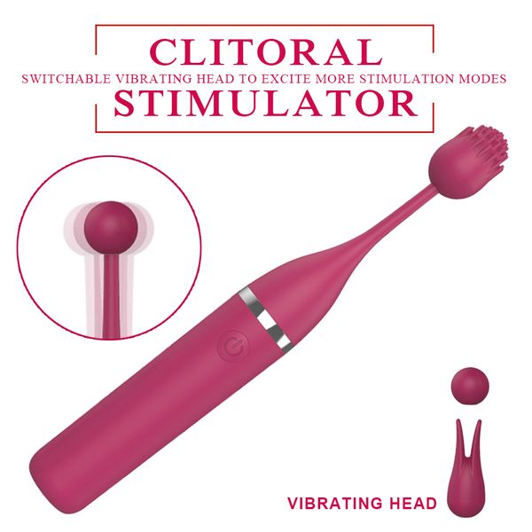 set vibrators for clitoris woman switchable vibrating head toys g-spot tease stimulator for 18 couple flirt clitoris stimulator, Black;white
set vibrators for clitoris woman switchable vibrating head toys g-spot tease stimulator for 18 couple flirt clitoris stimulator, Black;white