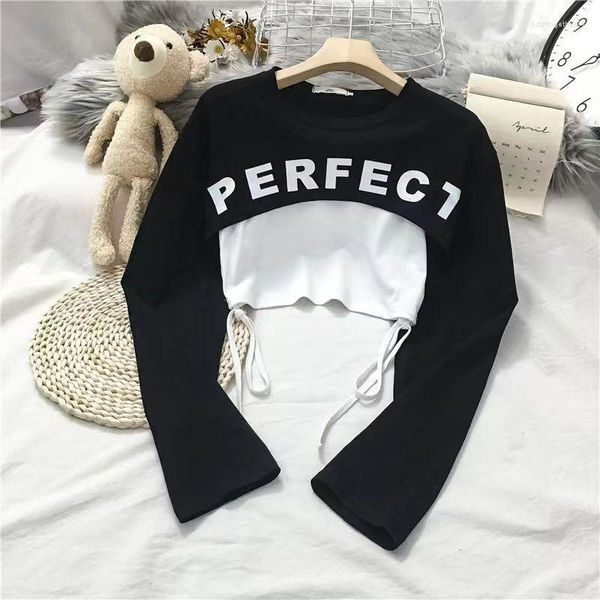 womens t shirts fashion women 2023 high street spring summer long sleeve false two piece dance jazz spice girl crops sxl, White
womens t shirts fashion women 2023 high street spring summer long sleeve false two piece dance jazz spice girl crops sxl, White