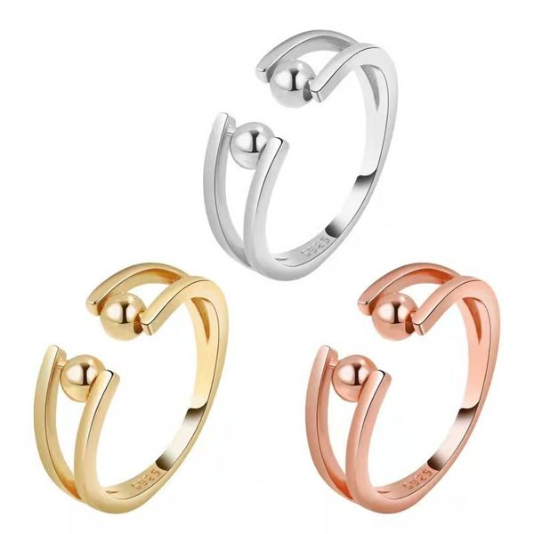 skyrim stainless steel rotate beads anxiety rings adjustable stress relief fidget rings for women men fashion jewelry gift, Silver
skyrim stainless steel rotate beads anxiety rings adjustable stress relief fidget rings for women men fashion jewelry gift, Silver