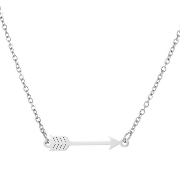 10pcs simple small sideways horizontal arrow necklace tribal cupid dart arrowhead minimalist spear stainless steel pendant chain choker coll, Silver
10pcs simple small sideways horizontal arrow necklace tribal cupid dart arrowhead minimalist spear stainless steel pendant chain choker coll, Silver