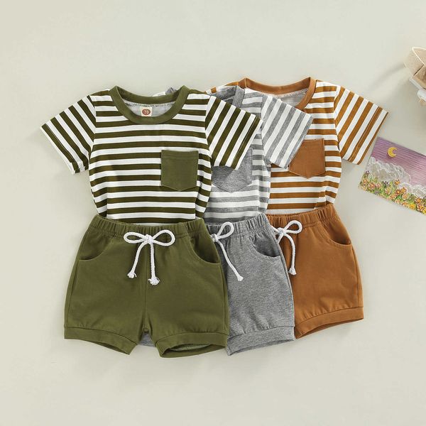 clothing sets summer casual toddler baby boys clothes set short sleeve pocket stripes tshirt with elastic waist shorts pcs outfits kids suit, White
clothing sets summer casual toddler baby boys clothes set short sleeve pocket stripes tshirt with elastic waist shorts pcs outfits kids suit, White