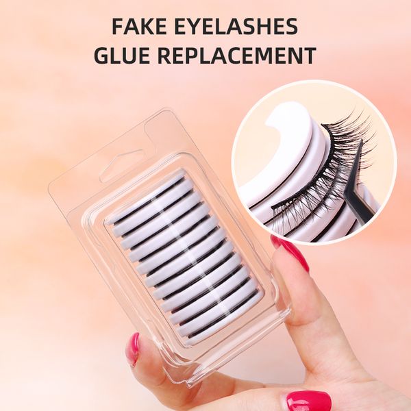 10 pieces glueless fake eyelashes self adhesive strip line waterproof reusable 40mm with operation board
10 pieces glueless fake eyelashes self adhesive strip line waterproof reusable 40mm with operation board