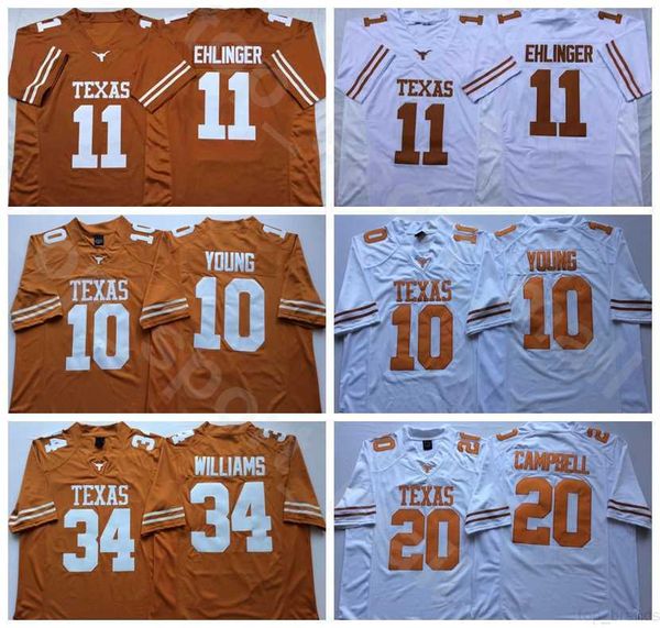 men texas longhorns football college 11 sam ehlinger jersey university 7 shane buechele 10 vince young 20 earl campbell 34 ricky williams, Black
men texas longhorns football college 11 sam ehlinger jersey university 7 shane buechele 10 vince young 20 earl campbell 34 ricky williams, Black