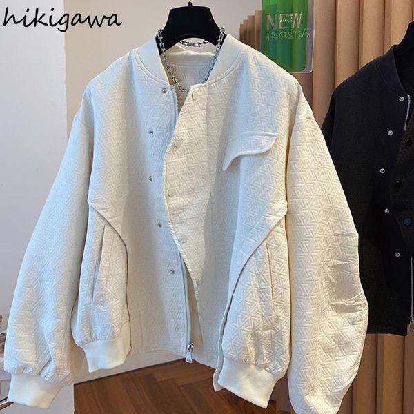womens jackets clothing fashion oversized outwear streetwear loose casual stand neck coat korean y2k ropa mujer 230214, Black;brown
womens jackets clothing fashion oversized outwear streetwear loose casual stand neck coat korean y2k ropa mujer 230214, Black;brown