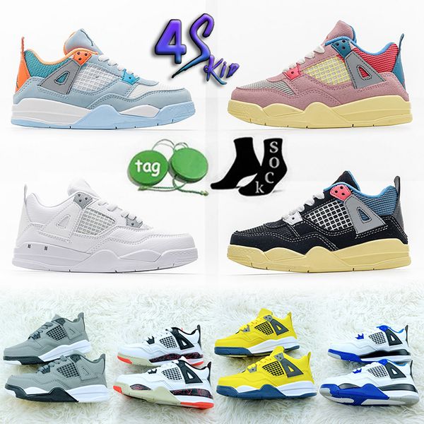kids 4 basketball shoes black cat toddler td 4s red chicag boys girls basketball pour enfants athletic outdoor sneakers size 26-37
kids 4 basketball shoes black cat toddler td 4s red chicag boys girls basketball pour enfants athletic outdoor sneakers size 26-37