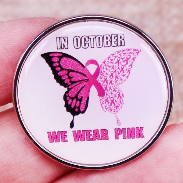 in october we wear pink brooches cute anime movies games hard enamel pins collect metal cartoon brooch backpack hat bag collar lapel badges, Blue
in october we wear pink brooches cute anime movies games hard enamel pins collect metal cartoon brooch backpack hat bag collar lapel badges, Blue