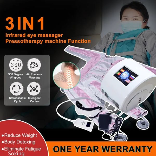 24pcs air pressure far infrared pressotherapy body massage cellulite reduction pressotherapy presoterapia lymph drainage equipment with eye 
24pcs air pressure far infrared pressotherapy body massage cellulite reduction pressotherapy presoterapia lymph drainage equipment with eye