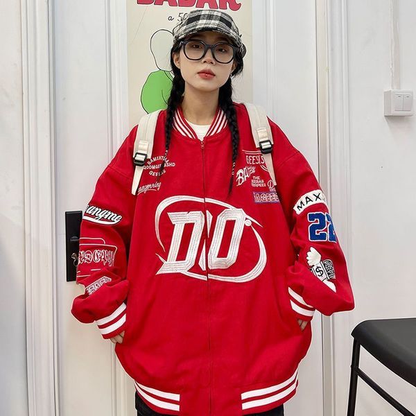 womens jackets vintage letter embroidered coat women y2k street hiphop loose joker baseball uniform couple casual trend 230214, Black;brown
womens jackets vintage letter embroidered coat women y2k street hiphop loose joker baseball uniform couple casual trend 230214, Black;brown