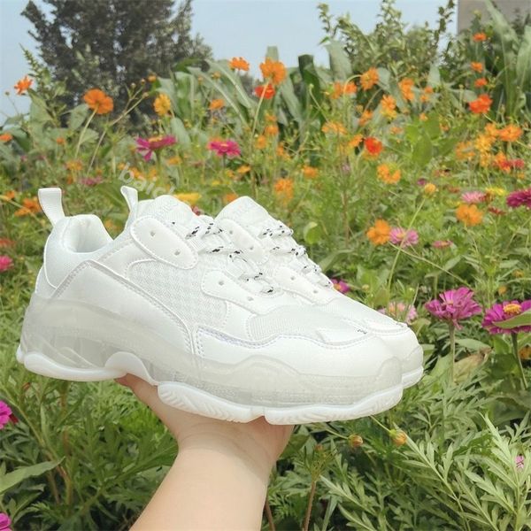 men women casual shoe white black pink triple s low make old sneaker combination soles boots mens womens shoes sports chaussures b01, White;red
men women casual shoe white black pink triple s low make old sneaker combination soles boots mens womens shoes sports chaussures b01, White;red