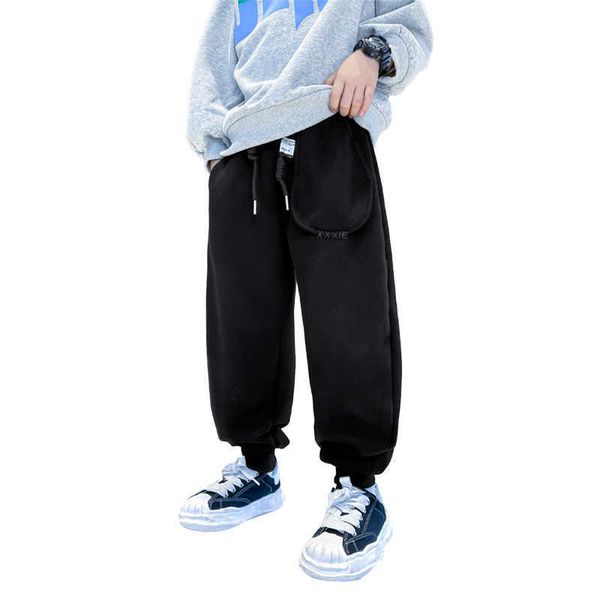 jeans one-piece plush pants for boys' plush sports pants winter 1 new thickened chil1en's warm pants for chil1en's casual pan, Blue