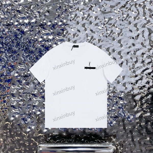 xinxinbuy men designer tee t shirt 23ss paris letters embroidery short sleeve cotton women white black grey blue xs-l, Black;brown
xinxinbuy men designer tee t shirt 23ss paris letters embroidery short sleeve cotton women white black grey blue xs-l, Black;brown