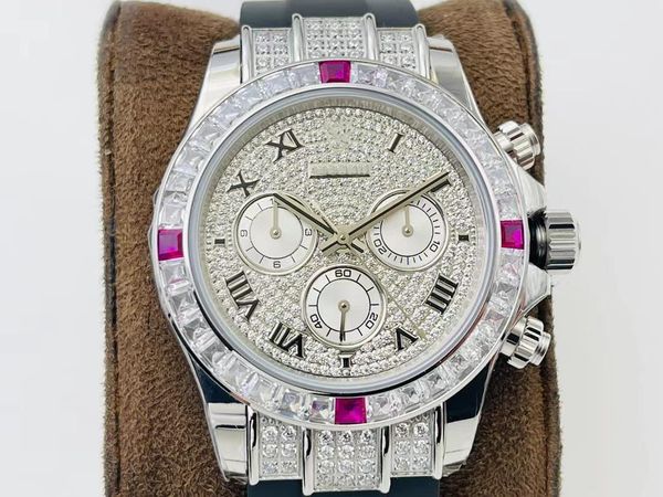 vrs factory 116599 wristwatch diameter 40mm with 7750 movement multifunctional timing sapphire glass mirror natural rubber strap waterproof, Slivery;golden
vrs factory 116599 wristwatch diameter 40mm with 7750 movement multifunctional timing sapphire glass mirror natural rubber strap waterproof, Slivery;golden