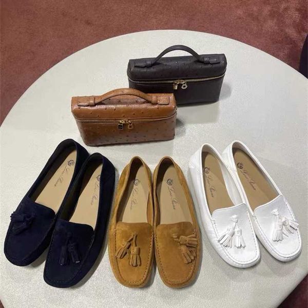designer loropiana walk shoes pure original lucky shoes 2023 new leather one-foot loafers square head fringed bean shoes women, Black;white
designer loropiana walk shoes pure original lucky shoes 2023 new leather one-foot loafers square head fringed bean shoes women, Black;white