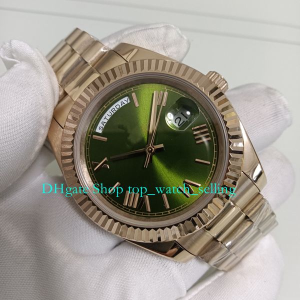 13 color with box mechanical watches for men date 40mm rose gold olive green dial bracelet asia 2813 movement automatic wristwatches men, Slivery;golden
13 color with box mechanical watches for men date 40mm rose gold olive green dial bracelet asia 2813 movement automatic wristwatches men, Slivery;golden