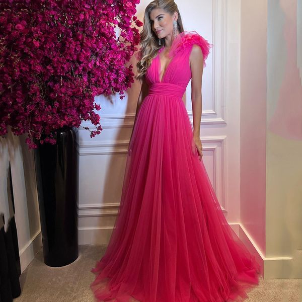 rose pink evening party dress v-neck sleeveless long tulle women prom formal gown a-line robe de soiree 2023 vestidos de noche, Black;red
rose pink evening party dress v-neck sleeveless long tulle women prom formal gown a-line robe de soiree 2023 vestidos de noche, Black;red