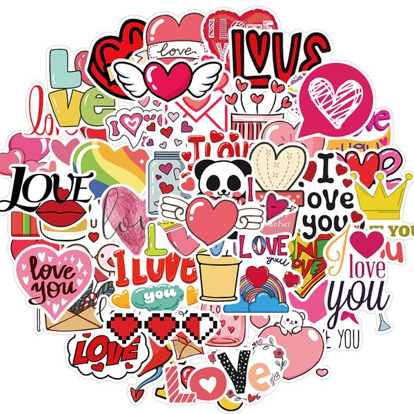 50pcs valentine's day sticker pink love graffiti kids toy skateboard car motorcycle bicycle sticker decals wholesale
50pcs valentine's day sticker pink love graffiti kids toy skateboard car motorcycle bicycle sticker decals wholesale