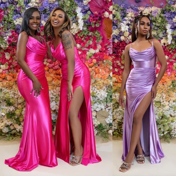 2023 new dark pink bridesmaid dresses off the shoulder side split maid of honor wedding guest gown formal evening dresses, White;pink
2023 new dark pink bridesmaid dresses off the shoulder side split maid of honor wedding guest gown formal evening dresses, White;pink