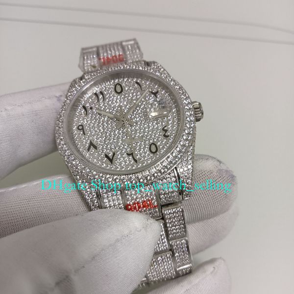 2 model diamond watches for mens 41mm sapphire glass date arabic rome inlaying diamond dial bezel bracelet tw 2824 movement mechanical autom, Slivery;black
2 model diamond watches for mens 41mm sapphire glass date arabic rome inlaying diamond dial bezel bracelet tw 2824 movement mechanical autom, Slivery;black