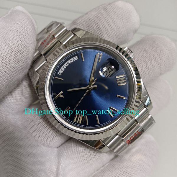 16 style 40mm 904l steel watches for men's date blue roman dial bracelet sapphire glass v12 cal.3255 movement mechanical wristwatches a, Slivery;black
16 style 40mm 904l steel watches for men's date blue roman dial bracelet sapphire glass v12 cal.3255 movement mechanical wristwatches a, Slivery;black