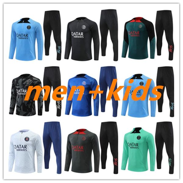 2022 psgs tracksuit jerseys football shirt training suit jersey soccer messis tuta survetement foot futbol chandal jogging soccer jersey jac, Black
2022 psgs tracksuit jerseys football shirt training suit jersey soccer messis tuta survetement foot futbol chandal jogging soccer jersey jac, Black