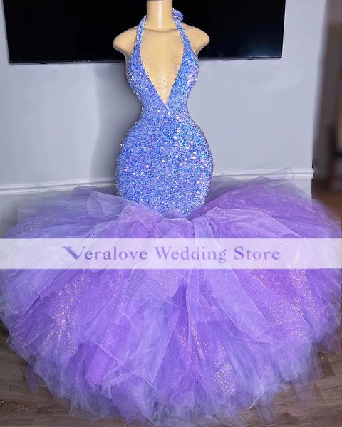 lavender prom dress halter neck sequins sparkly occasion formal evening vestidos for women gala party gowns, Black
lavender prom dress halter neck sequins sparkly occasion formal evening vestidos for women gala party gowns, Black
