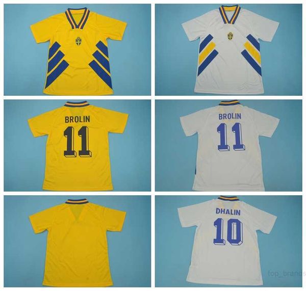 1994 sweden retro soccer jersey vintage 11 brolin 10 dhalin 7 larsson 9 kallstrom 1 isaksson 16 svensson 2 lustig football shirt kits, Black;yellow
1994 sweden retro soccer jersey vintage 11 brolin 10 dhalin 7 larsson 9 kallstrom 1 isaksson 16 svensson 2 lustig football shirt kits, Black;yellow