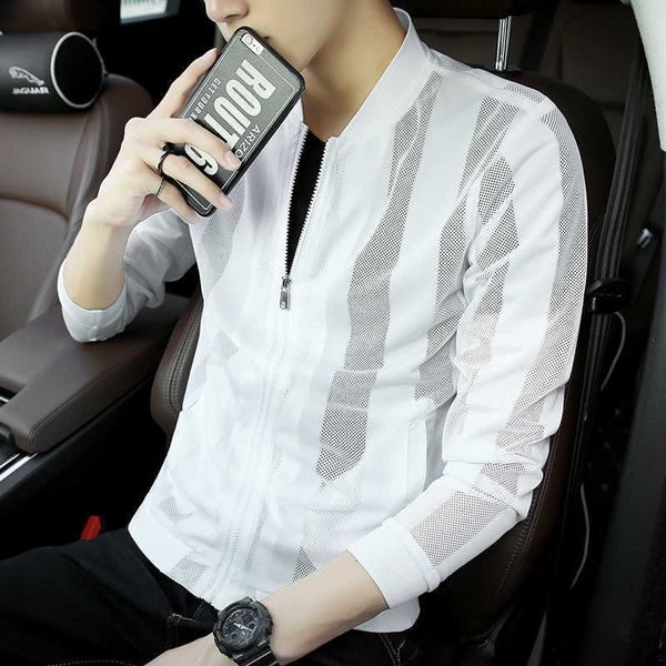outdoor t-shirts 2022 new mesh stripe sun protection clothing trend summer men's skin clothing solid color wild jacket j230214, Gray;blue
outdoor t-shirts 2022 new mesh stripe sun protection clothing trend summer men's skin clothing solid color wild jacket j230214, Gray;blue