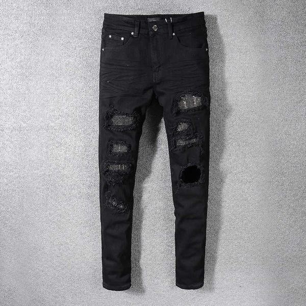men's jeans amirs designer fashion pants cool stylish leisure ripped brand street black must diamond youth slim fit leggings 7nu0, Blue
men's jeans amirs designer fashion pants cool stylish leisure ripped brand street black must diamond youth slim fit leggings 7nu0, Blue