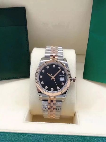 with original box datejust 41mm watch diamond dial bezel 126234 a2813 automatic mens watches steel two tone gold jubilee bracelet wristwatch, Slivery;brown
with original box datejust 41mm watch diamond dial bezel 126234 a2813 automatic mens watches steel two tone gold jubilee bracelet wristwatch, Slivery;brown