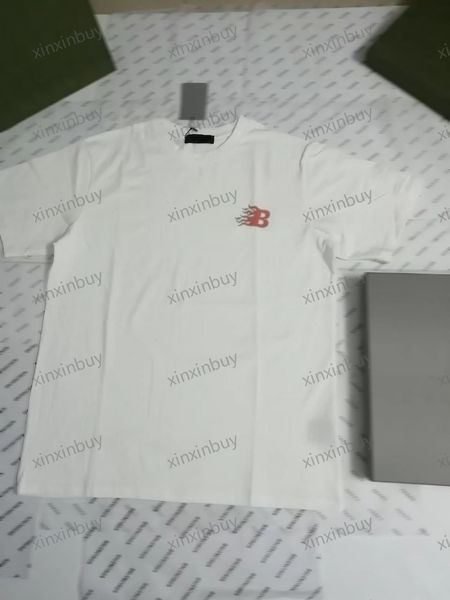 xinxinbuy men designer tee t shirt 23ss paris letters flame worldwide short sleeve cotton women white black grey xs-2xl, Black;brown
xinxinbuy men designer tee t shirt 23ss paris letters flame worldwide short sleeve cotton women white black grey xs-2xl, Black;brown