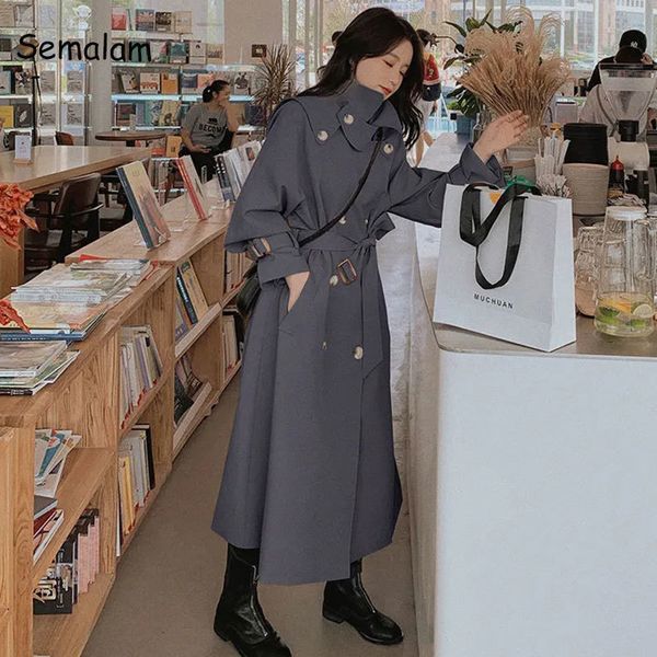 womens trench coats autumn korean elegant midlength beige gray coat with belt casual doublebreasted long sleeve female windproof jacket 2302, Tan;black
womens trench coats autumn korean elegant midlength beige gray coat with belt casual doublebreasted long sleeve female windproof jacket 2302, Tan;black