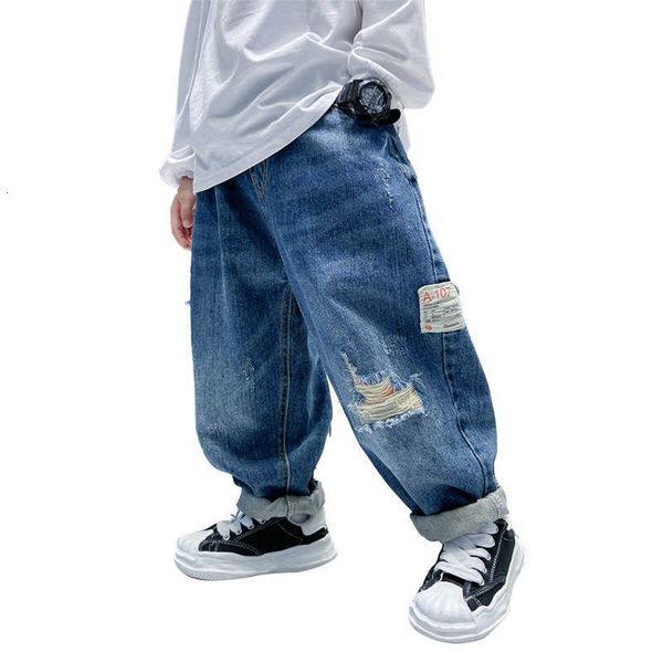 jeans chaopai broken hole boys' jeans spring new 2023 korean chil1en's trousers men's foreign style big boys' trousers, Blue
jeans chaopai broken hole boys' jeans spring new 2023 korean chil1en's trousers men's foreign style big boys' trousers, Blue