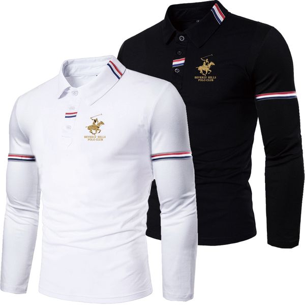 mens tshirts spring and autumn long sleeve polo shirt fashion lapel business casual simple tshirt 230214, White;black
mens tshirts spring and autumn long sleeve polo shirt fashion lapel business casual simple tshirt 230214, White;black