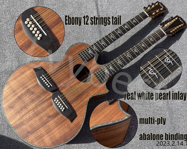lvyelectric guitar custom solid koa wood ps14dk style ritchie sambora model 6/12 strings double neck acoustic guitar dr
lvyelectric guitar custom solid koa wood ps14dk style ritchie sambora model 6/12 strings double neck acoustic guitar dr