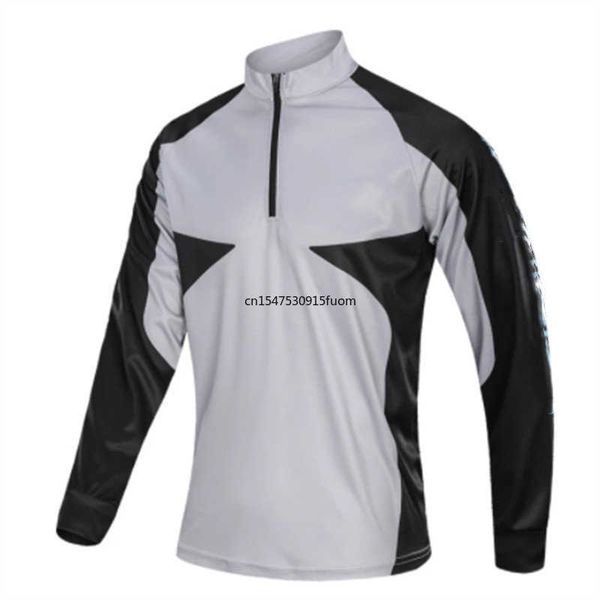 outdoor t-shirts hiking sun protection clothing breathable long sleeve fishing jerseys 2023 selling fishing shirts with zipper for men j230, Gray;blue
outdoor t-shirts hiking sun protection clothing breathable long sleeve fishing jerseys 2023 selling fishing shirts with zipper for men j230, Gray;blue