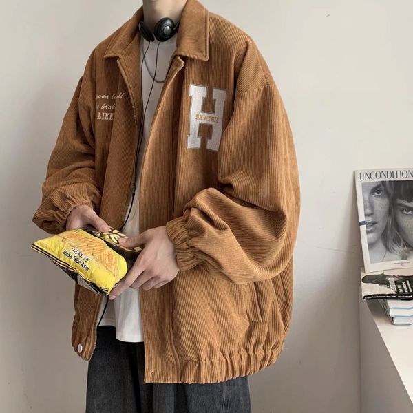men's jackets corduroy spring and autumn trend loose student fashion retro couple women's 230213, Black;brown
men's jackets corduroy spring and autumn trend loose student fashion retro couple women's 230213, Black;brown