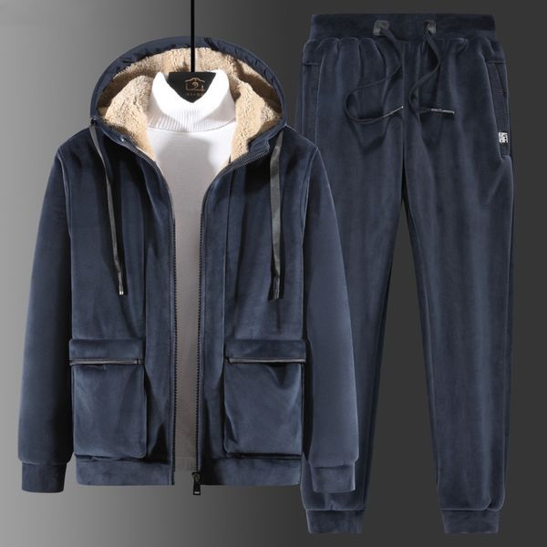 mens tracksuits est warm winter men set velvet thick two pieces fleece track suit jacketpants big size 8xl 230214, Gray
mens tracksuits est warm winter men set velvet thick two pieces fleece track suit jacketpants big size 8xl 230214, Gray