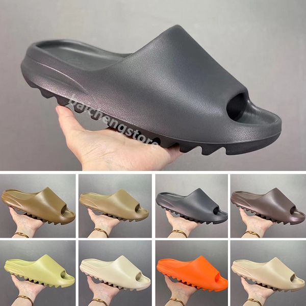 2022 foam runner sandals shoes slippers triple black white resin desert sand men women fashion slides orange bones sneakers b0, White;red
2022 foam runner sandals shoes slippers triple black white resin desert sand men women fashion slides orange bones sneakers b0, White;red