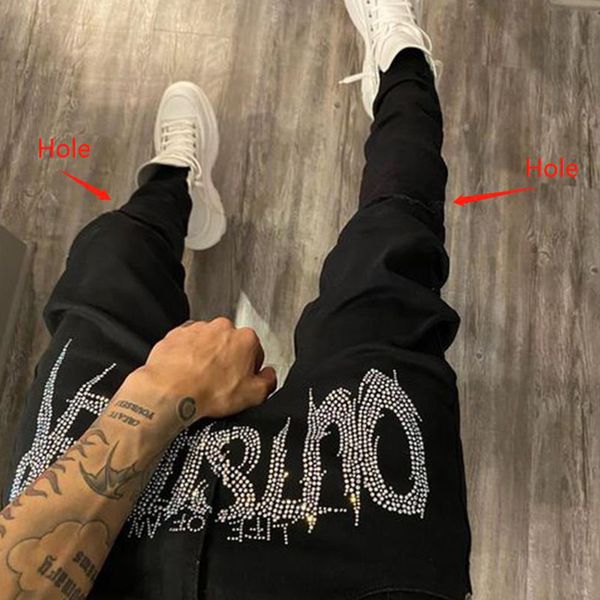 men's jeans men stretch destroyed hole taped slim fit black jeans biker trousers ripped skinny drill street punk denim pencil pants 230, Blue
men's jeans men stretch destroyed hole taped slim fit black jeans biker trousers ripped skinny drill street punk denim pencil pants 230, Blue