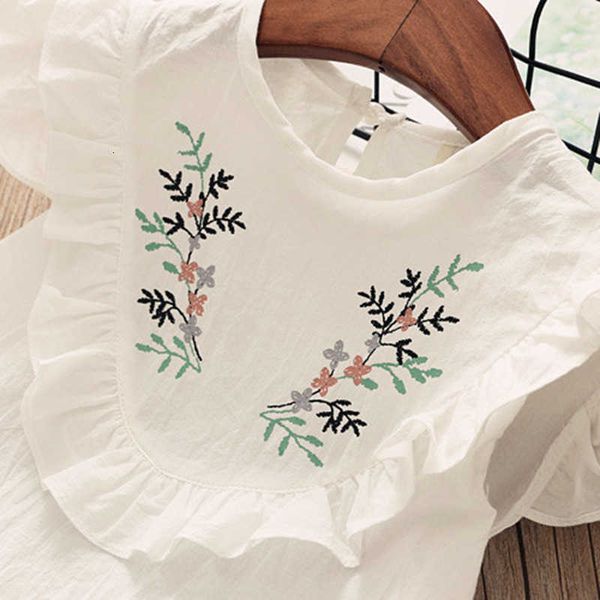 clothing sets elegant chil1en's suit girls' round neck sleeveless flower summer clothes 1 antique baby shirt casual trend, White
clothing sets elegant chil1en's suit girls' round neck sleeveless flower summer clothes 1 antique baby shirt casual trend, White